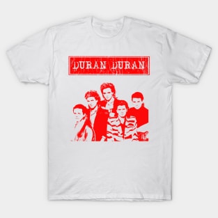 Duran' Red Poster T-Shirt
